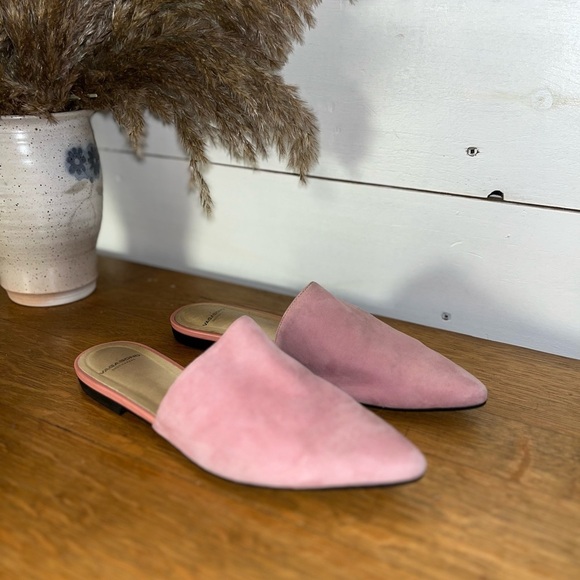 VAGABOND – Pink Suede Pointed-Toe Mules – Size 39 - Picture 10 of 10